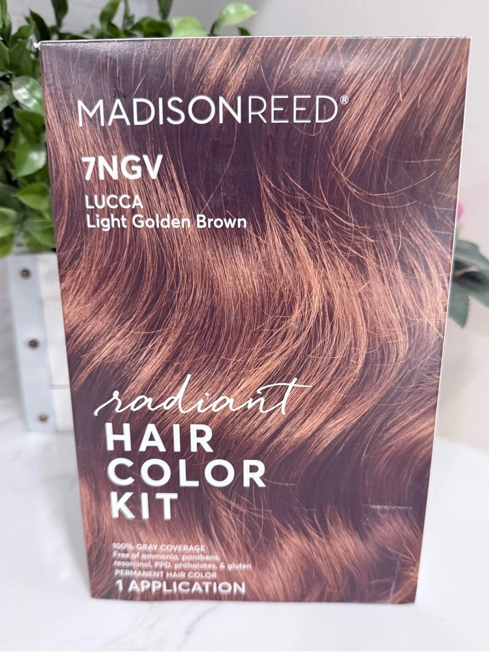 NIB Madison Reed Hair Color Kit LUCCA Light Golden Brown 7NGV Ammonia Free